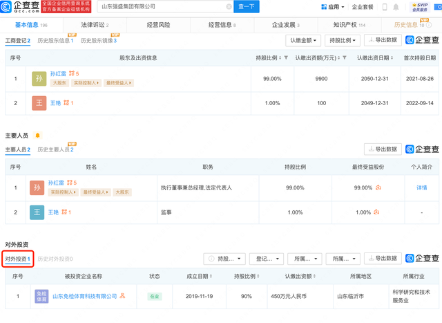 狂飙带火了强盛集团 法人是孙红雷? （是真的吗）