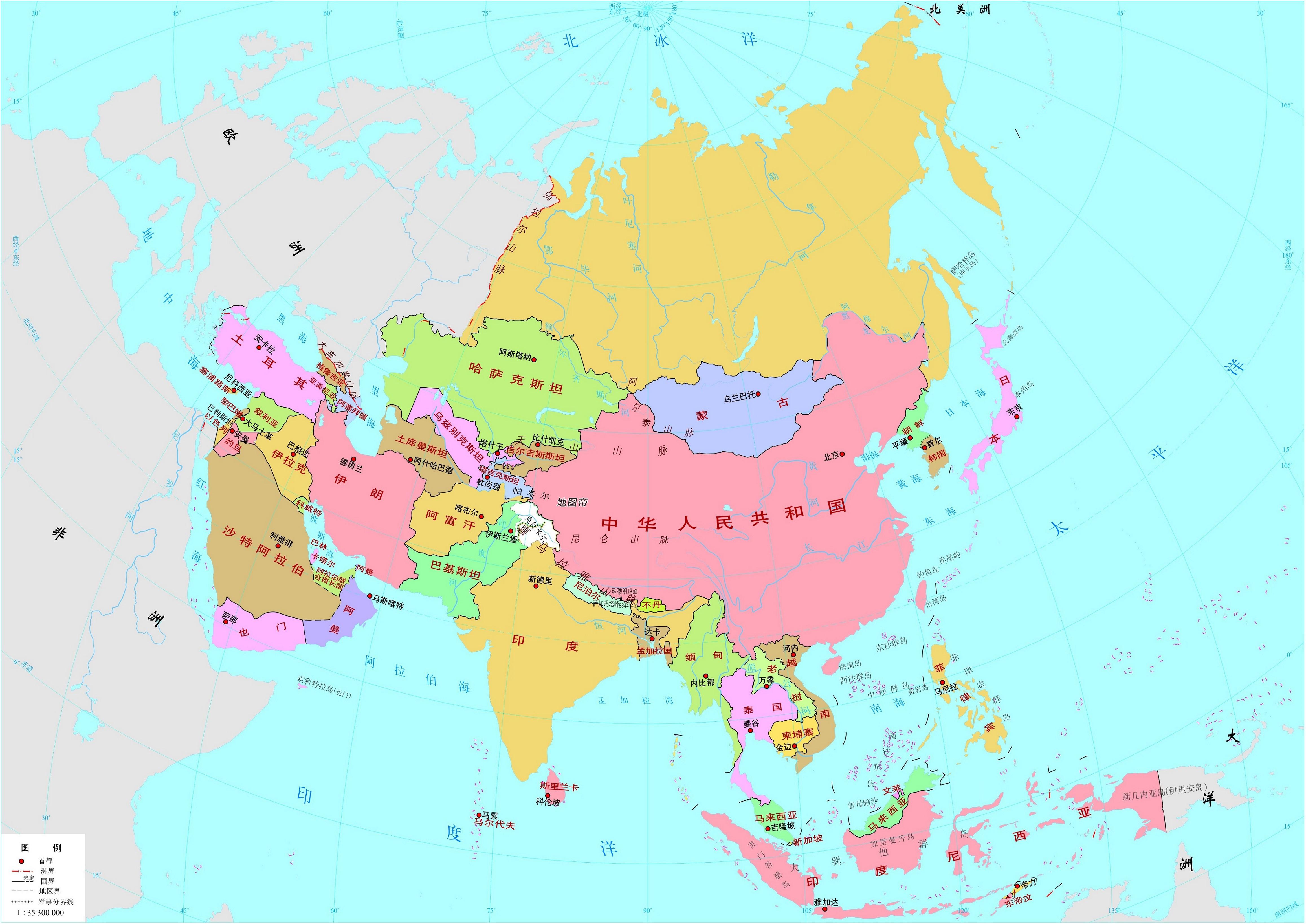 全世界有多少个国家分别叫什么（世界各国的分布）