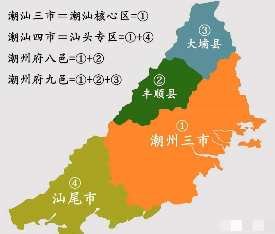 潮汕是哪个省的城市（潮汕地区究竟有哪些城市）