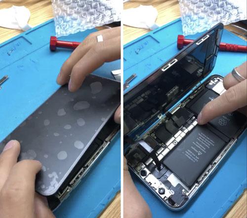 苹果x摔了一下变绿屏（苹果x换屏要多少钱）