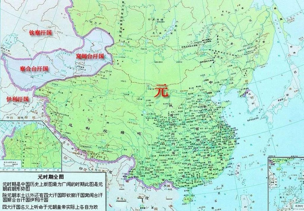 中国汉朝地图全图高清版（我国10个朝代的版图）