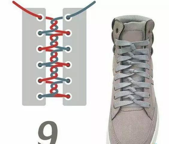 长鞋带的24种系法图解（盘点鞋带花式系法大全）