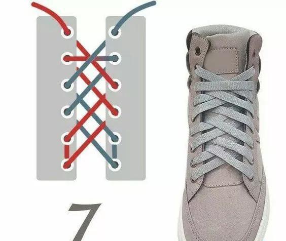 长鞋带的24种系法图解（盘点鞋带花式系法大全）
